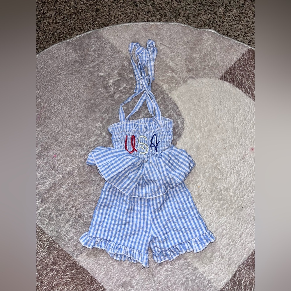 Toddler 4th of July Romper